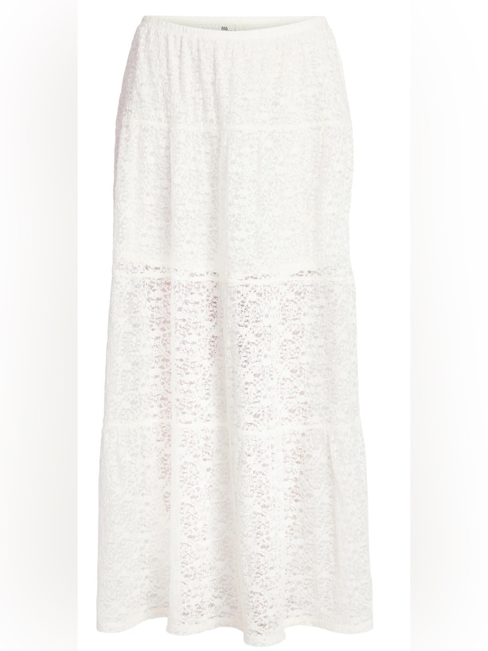No Boundaries Lace Tiered Maxi Skirt